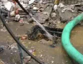 湖滨通下水道的小妙招